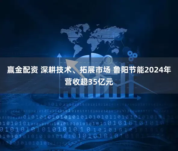 赢金配资 深耕技术、拓展市场 鲁阳节能2024年营收超35亿元